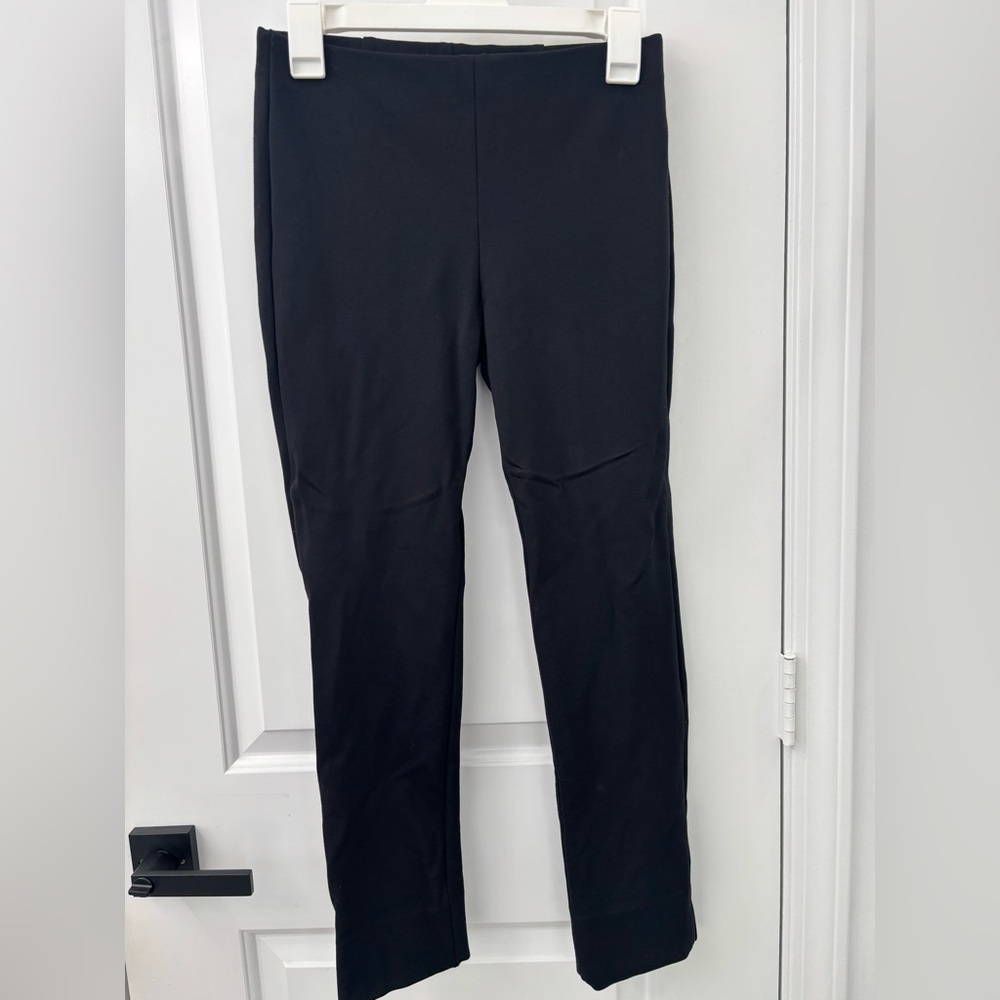 Vince pull on black work trouser legging pant